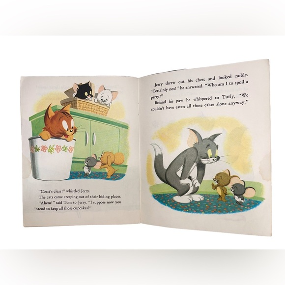 MGM’s Tom and Jerry's Party Book 1974 paperback VTG Cat & Mouse - Picture 4 of 4
